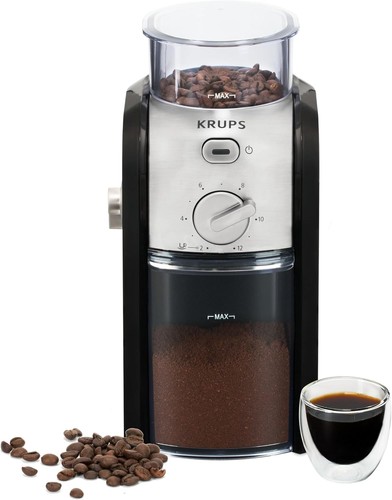Electric burr coffee grinder - coffee,