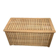 IKEA Hol Storage Table Acacia