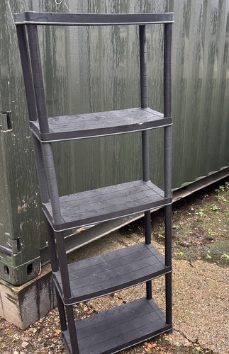 Tier plastic shelving - 5,