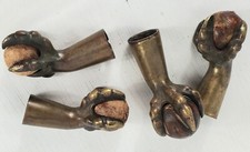 4 Brass eagle Claw Feet wood