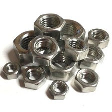 6" Bench Grinder Nuts - M12 x 1.75 - 1 x Left-Hand Nut & 1 x Right-Hand Nut