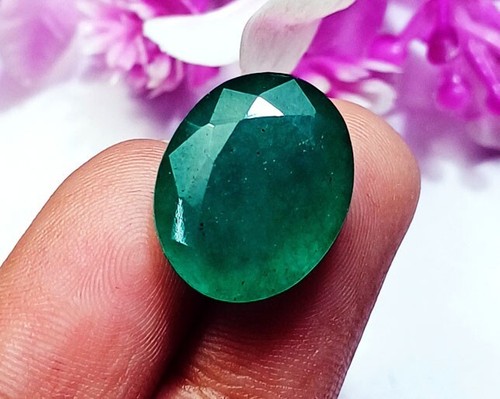 Natural emerald oval - oval, shape