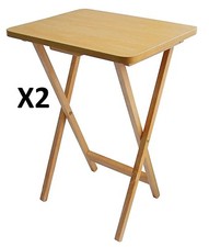 FOLDING TABLE WOOD SNACKS