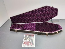 Coffin Case for Guitar, purple