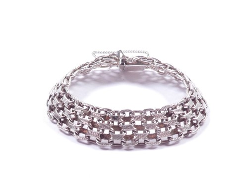 Italian wide bismark bracelet - italian,