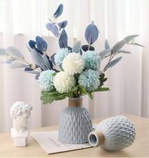 Blue vase ceramic - vase,
