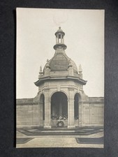 The War Memorial Peebles Scottish Borders Real Photo Vintage Postcard T1