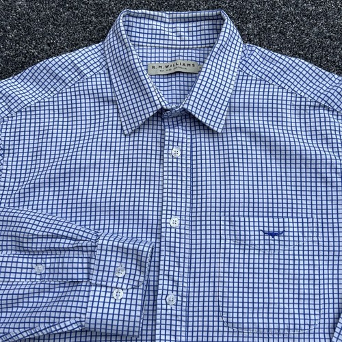 Williams shirt blue white - r,