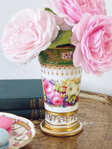 Antique coalport spill - antique,