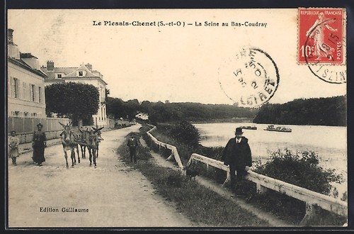 Old postcard plessis chenet - postcard, plessis-chenet