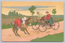 c1905 Comic Cycling Tandem