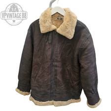 Vintage B3 B-3 Brown Shearling