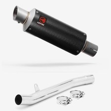 Lextek GP8C Stubby Exhaust 240mm with Link Pipe for Suzuki GSF1200 Bandit 96-06