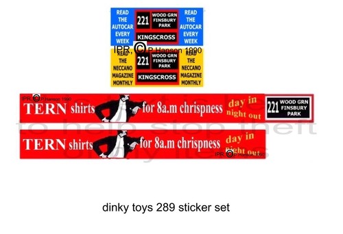 Dinky route master bus tern - master,