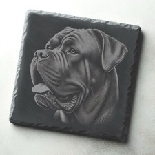 Cane Corso Dog Engraved Slate