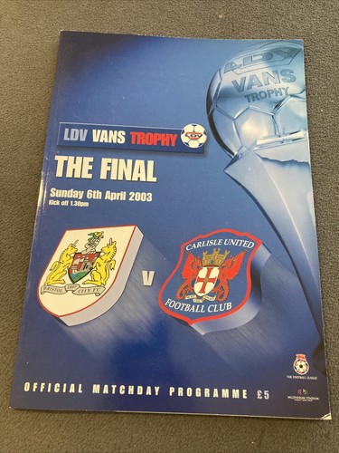 Bristol city carlisle 2003 - city,