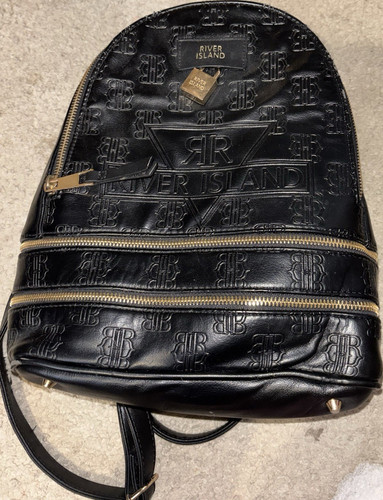 River island black - river, faux