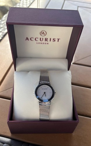 Accurist lb889 lss mesh strap - accurist,