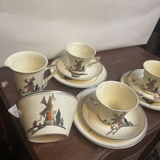 Midwinter Art Deco Windmills