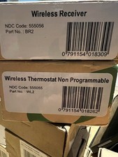 British Gas Wireless Non-Programmable Thermostat WL2 & Single channel receiver 