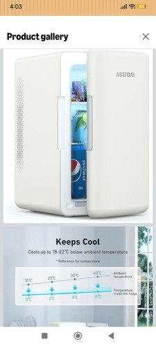 Astroai mini fridge litre - astroai,
