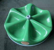 Vintage Weeble Wobble Green Roundabout Toy