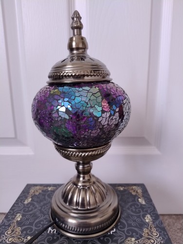 Handmade mosaic table lamp - mosaic,