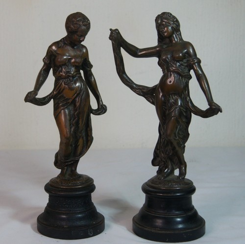 French heavy bronze c1890 - 2x,