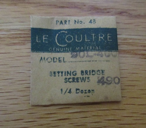Coultre model 90l 400 - le, 90l-400