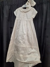 m&s christening gown & booties