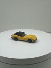 Lone Star Tuf-Tots Corvette Car Yellow 1:85 Die Cast Toy Model Vehicle Vintage