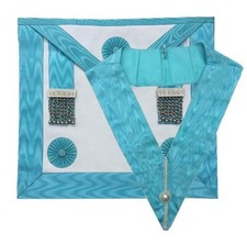 Masonic regalia Master mason Apron Leather Master mason Collar *TOP QUALITY*