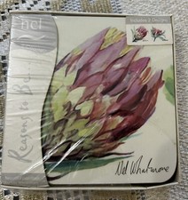 New Nel Whatmore Exotica Flower Drinks Coasters Never Been Opened