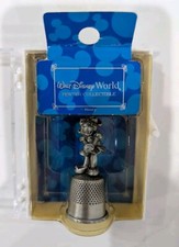 Walt Disney World Disney Pewter Minnie Mouse Thimble collectable in box 