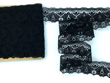 Dainty black nottingham lace - dainty,