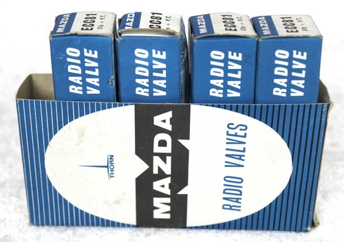 Mazda ecc81 valve tubes - mazda,