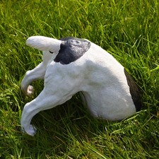 Realistic Digging Jack Russell Dog Garden Animal Ornament Lawn Statue
