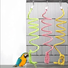 Pet Bird Rope Perches Parrot