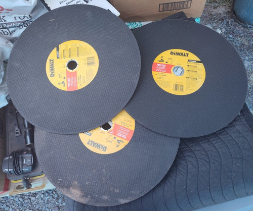 Dewalt 14 chop saw - 3x,
