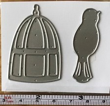 2 Die Cutters - Bird Cage and Bird