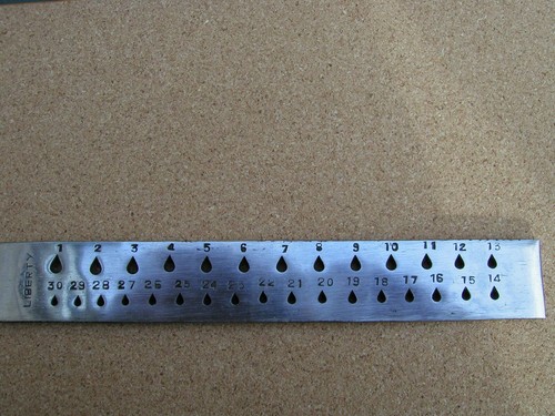 Draw plate teardrop - 8", 30