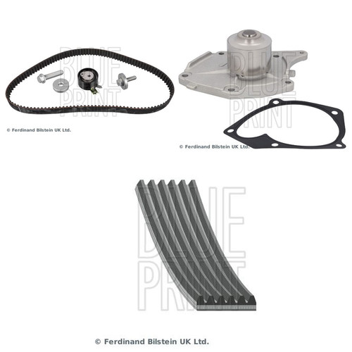 Blue print timing belt kit - blue,