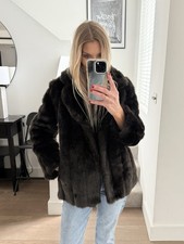 Vintage Chocolate Brown Faux