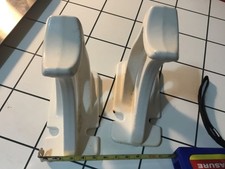 2 X Cast Iron Radiator Brackets. Need A Little Paint Touch Up