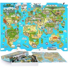World Map 180 piece puzzle