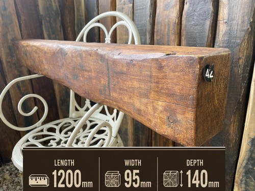 Reclaimed solid wood fireplace - reclaimed,