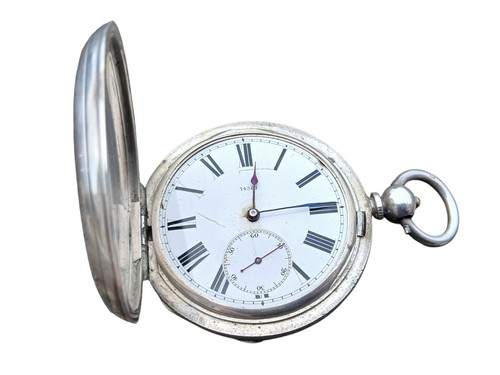 French silver double hunter - double,