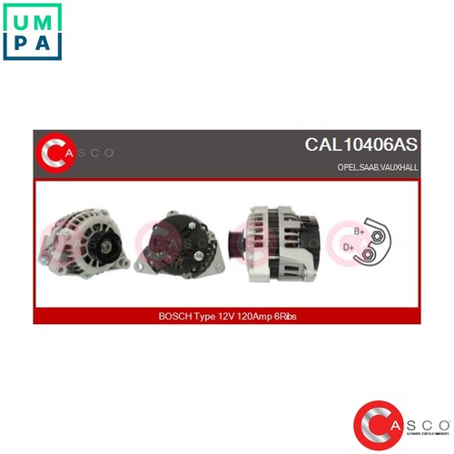 Alternator cal10406as for - cal10406as,