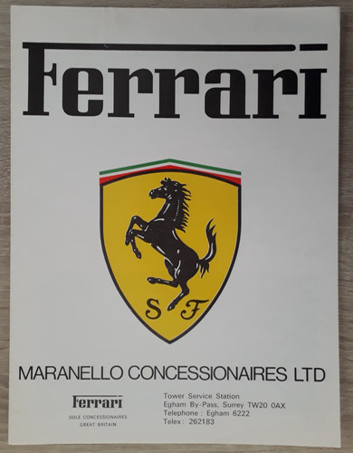 Ferrari range brochure 1976 - range,