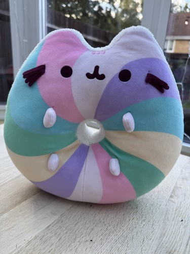 Pusheen rainbow bagel plush - bagel,